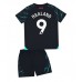 Tanie Strój piłkarski Manchester City Erling Haaland #9 Koszulka Trzeciej dla dziecięce 2023-24 Krótkie Rękawy (+ szorty)